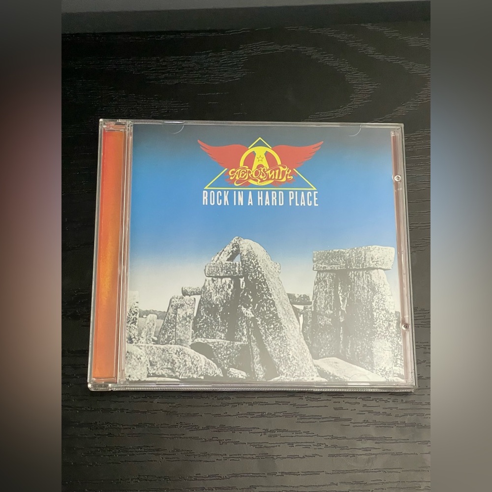 Aerosmith Rock in a Hard Place CD - Blue and Orange